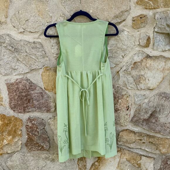 Handmade upcycled gingham sleeveless dress size small - Picture 5 of 5